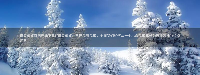 麻豆视频最新下载：麻豆传媒官网在线下载(\