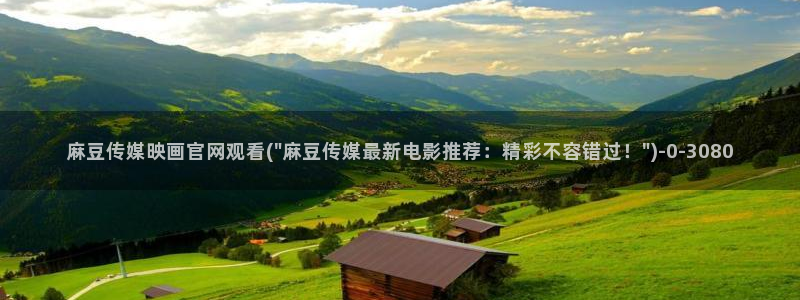 麻豆 精选更新：麻豆传媒映画官网观看(\